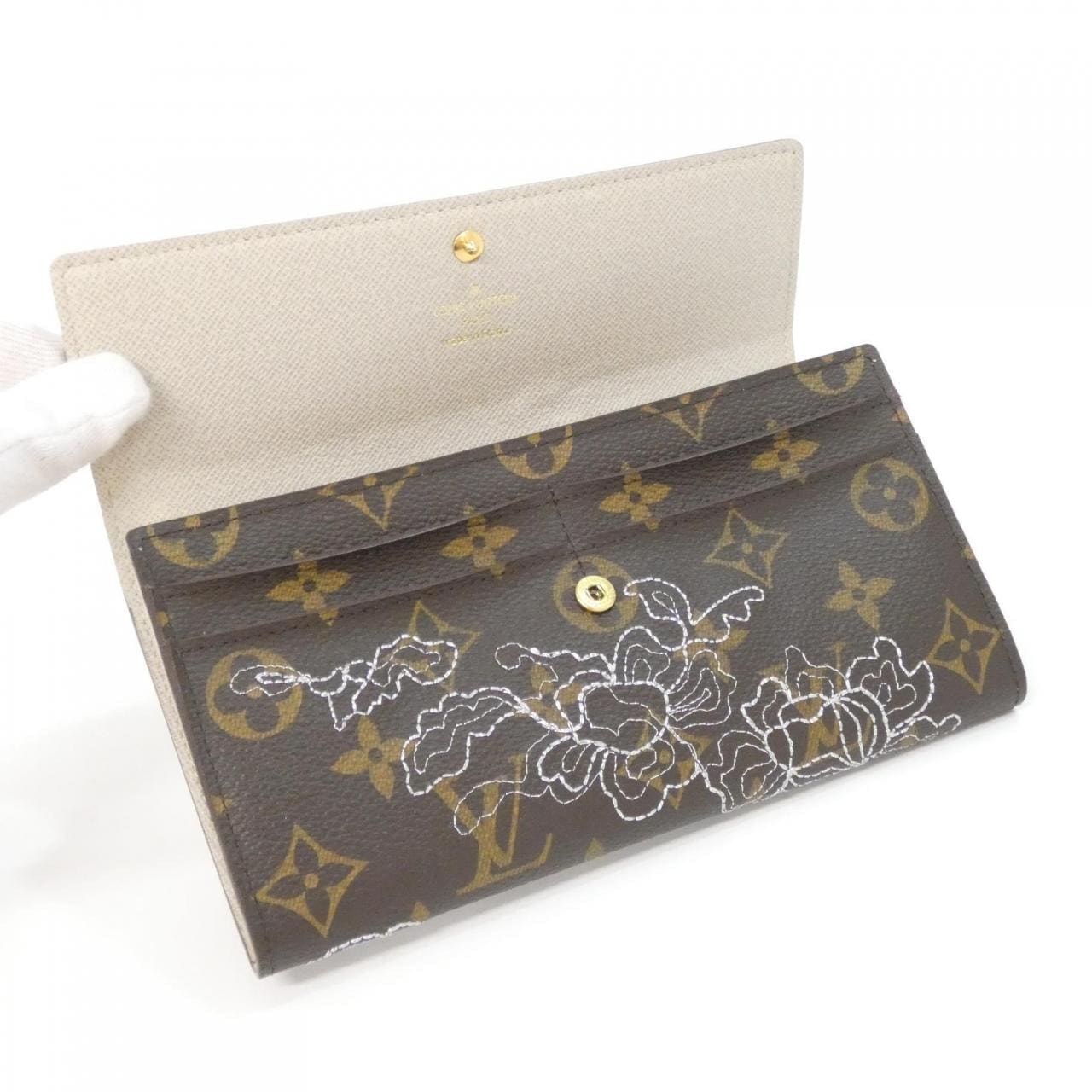 ルイヴィトン モノグラム ダンティエル ポシェット ポルト モネ カルト クレディ M95390 財布
