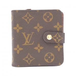 LOUIS VUITTON Monogram短款拉鍊皮夾 M61667