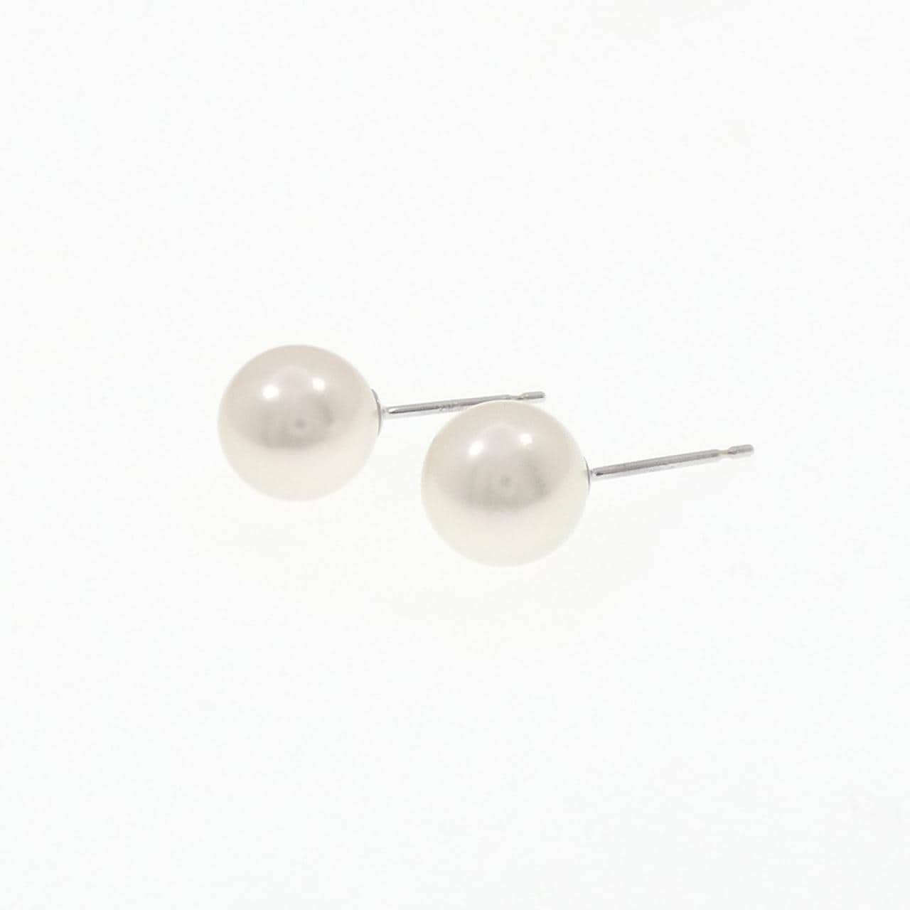 K14WG Akoya pearl earrings 8.7mm