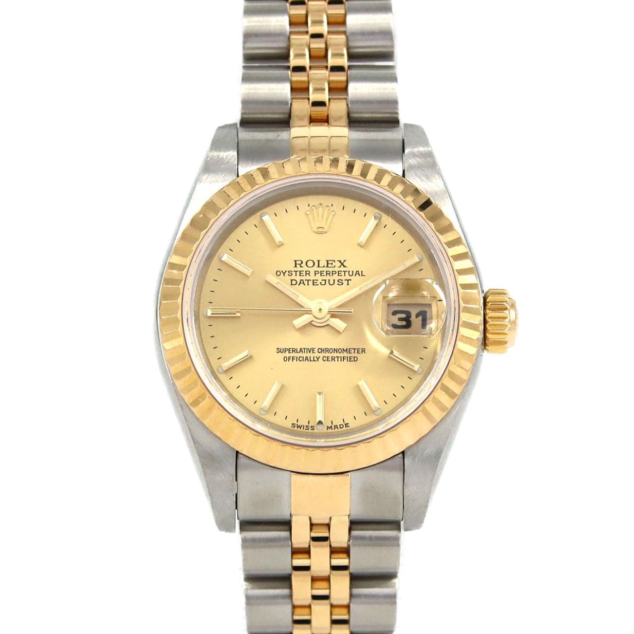 ロレックス デイトジャスト 79173 SSxYG 自動巻 Y番