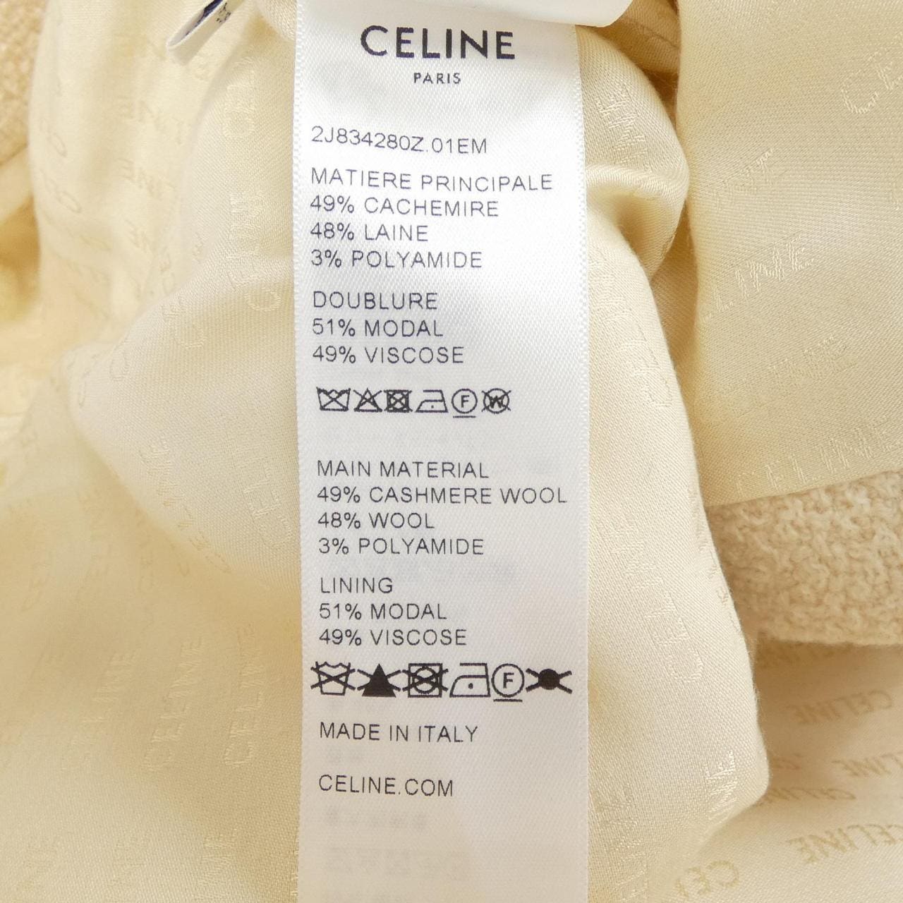 セリーヌ CELINE トラペーズ ミニスカート 2J834280Z スカート