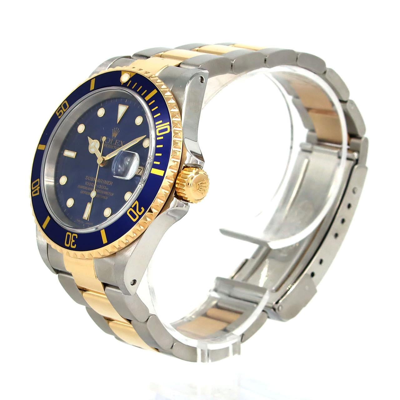 ロレックス サブマリーナーデイト 16613. SSxYG 自動巻 A番