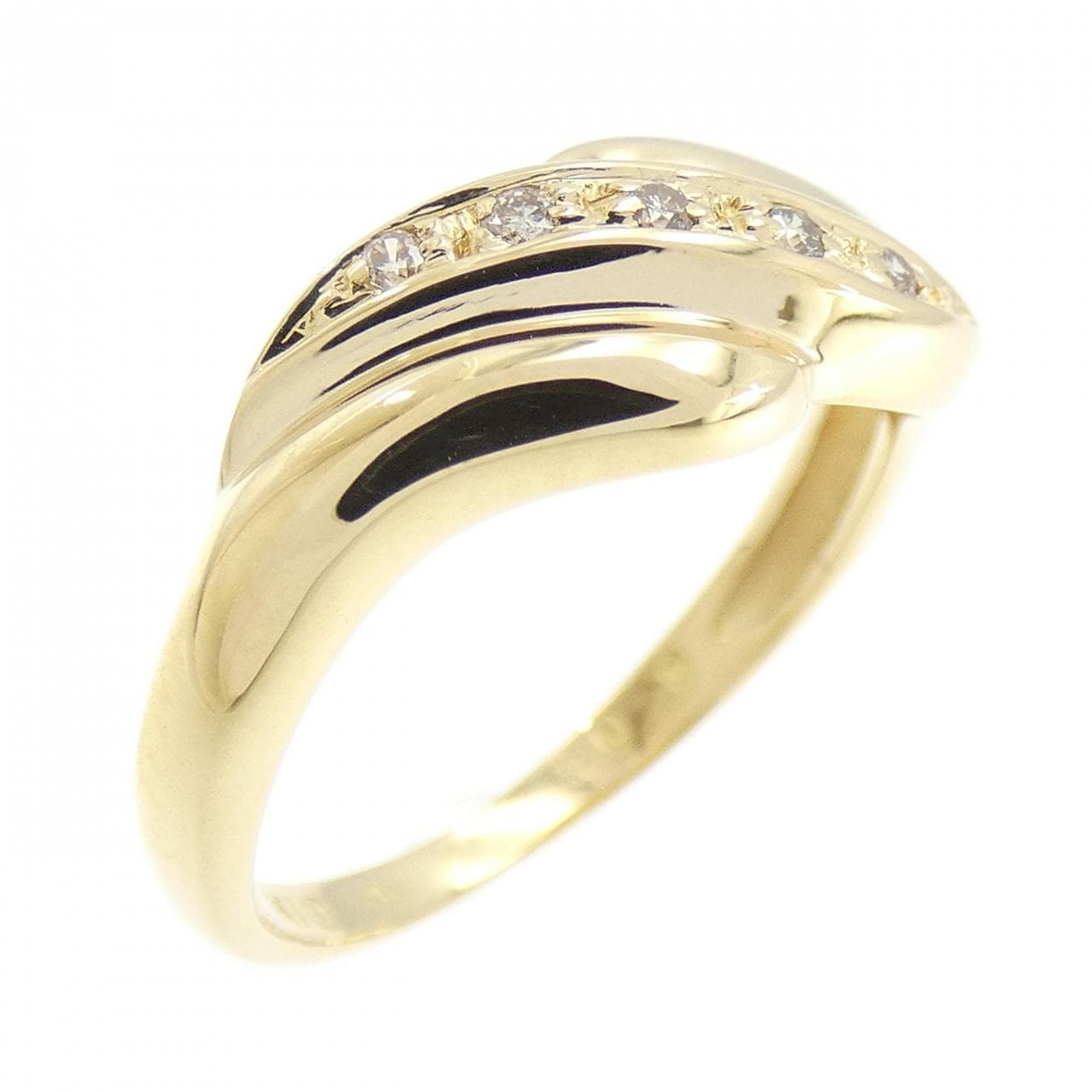 K18YG ダイヤモンド リング 0.04CT