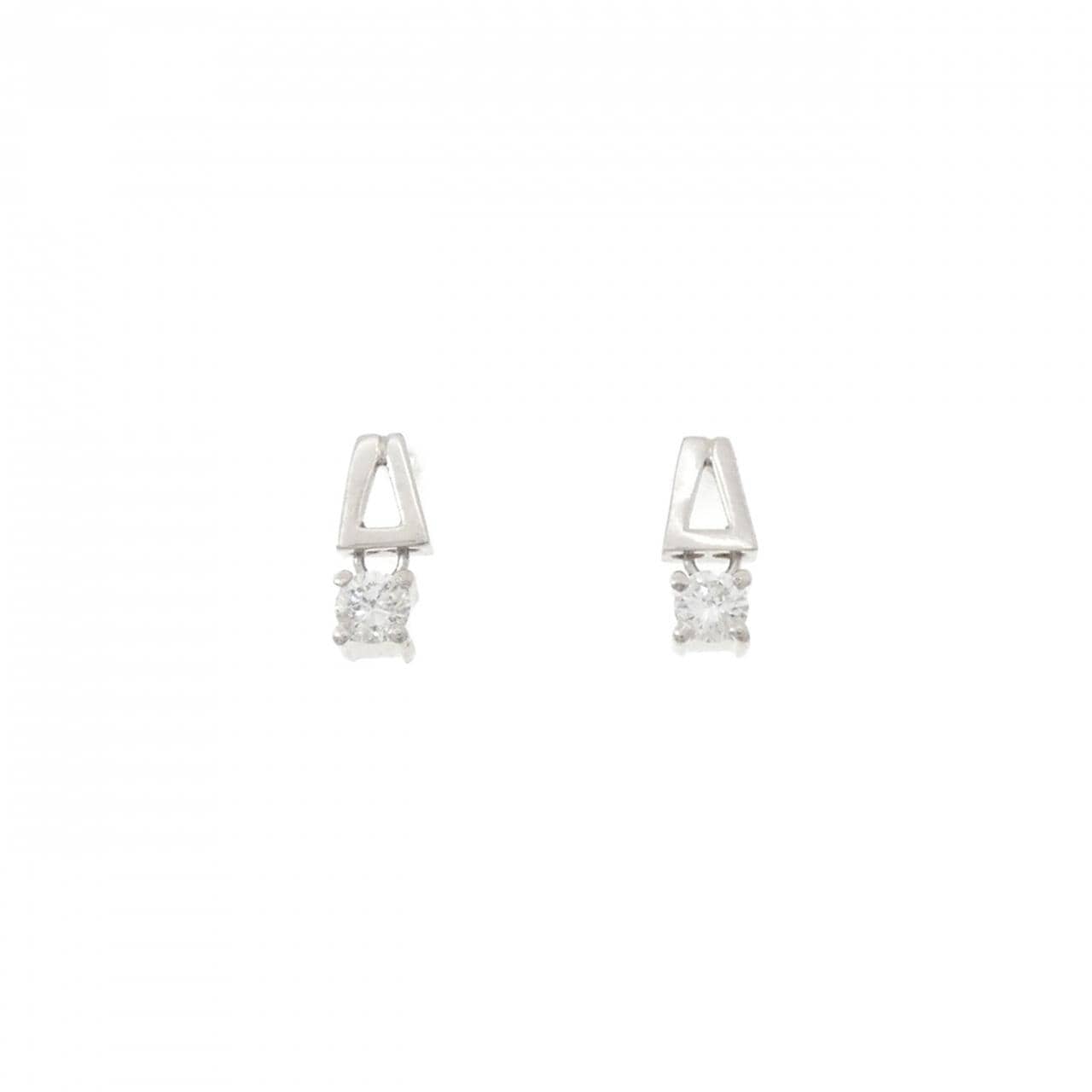 PT/PT900 ダイヤモンド ピアス 0.10CT