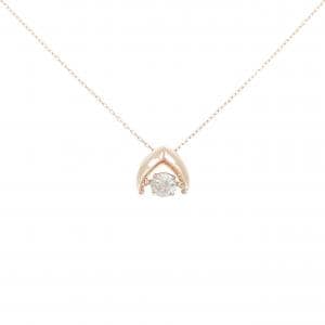 K18PG ダイヤモンド ネックレス 0.20CT