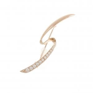 ミキモト ダイヤモンド ブローチ 0.35CT