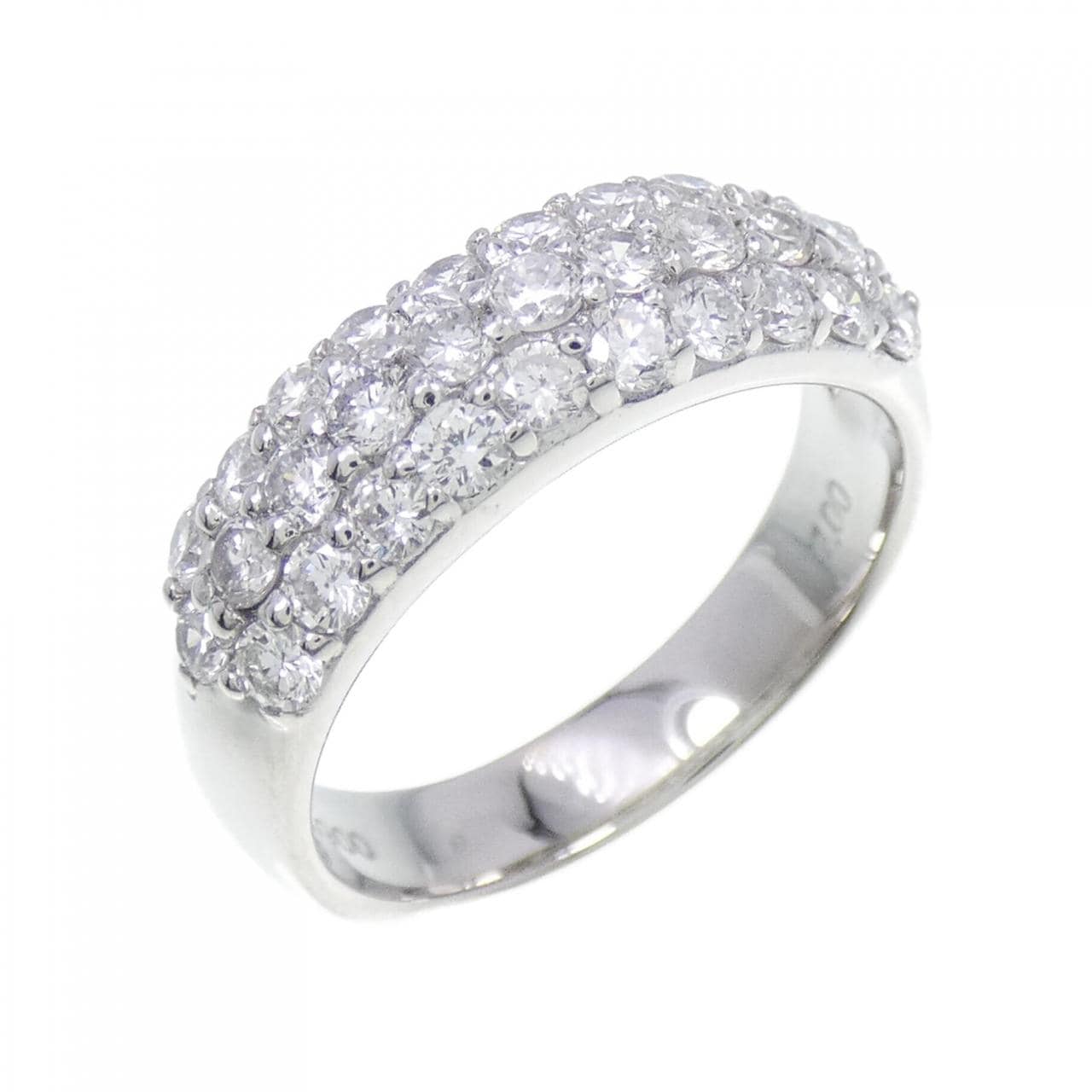 PT Pave Diamond Ring 1.00CT