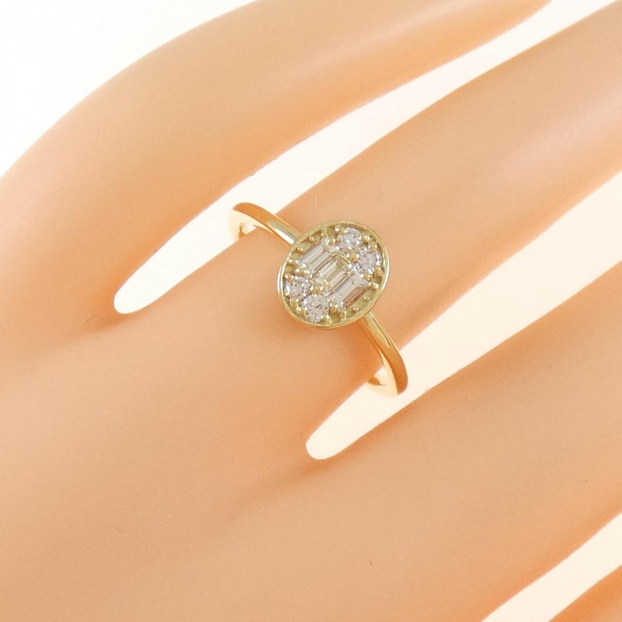【新品】K18YG ダイヤモンド リング 0.30CT
