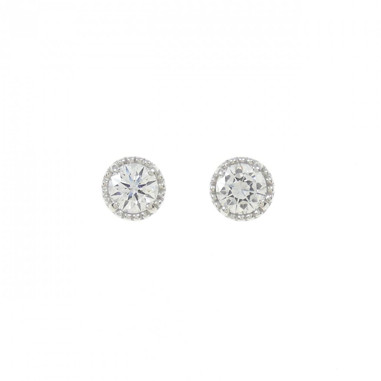 [Remake] PT/ST Diamond Earrings 0.203CT 0.210CT D VS1-2 VG