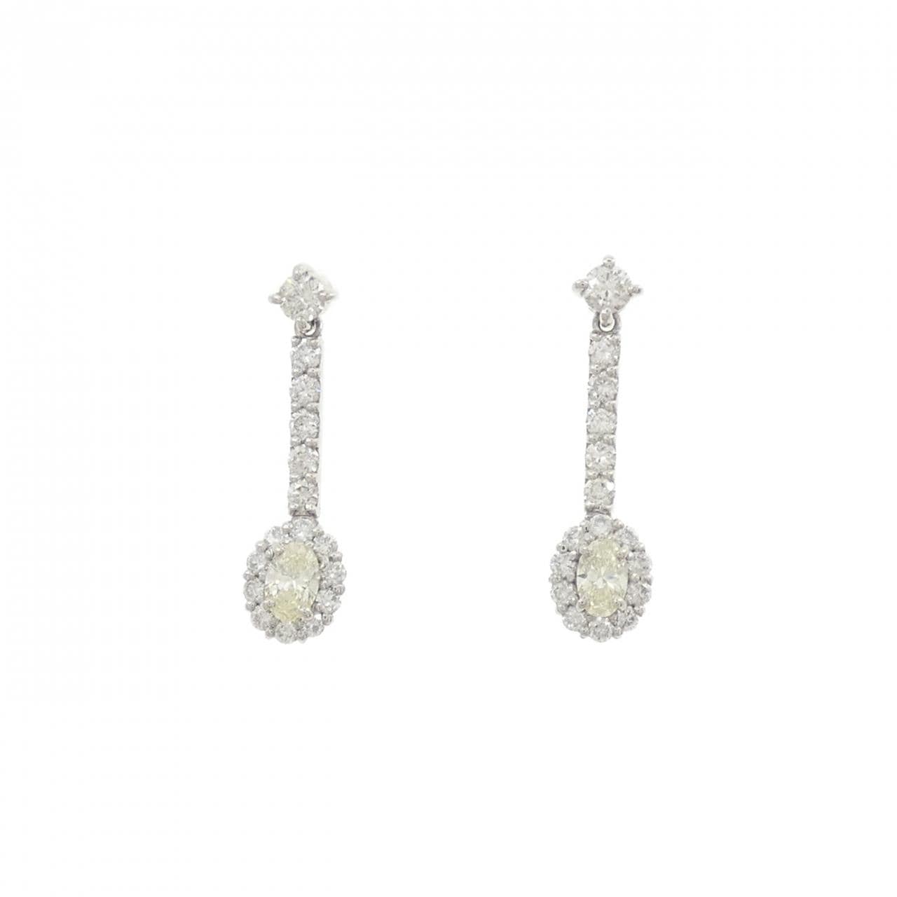 【新品】PT900 ダイヤモンド ピアス 0.60CT