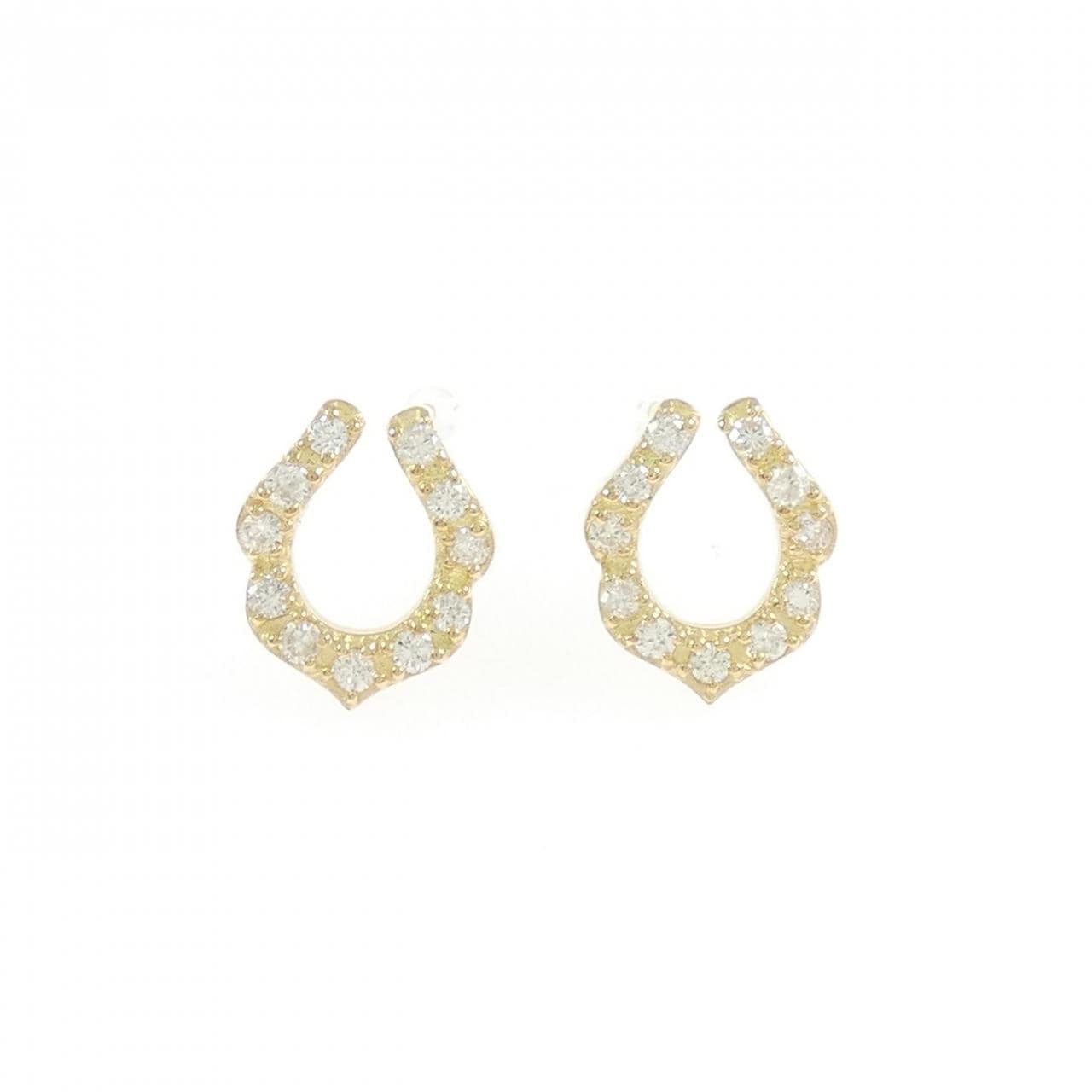 【リメイク】K18YG ダイヤモンド ピアス 0.20CT