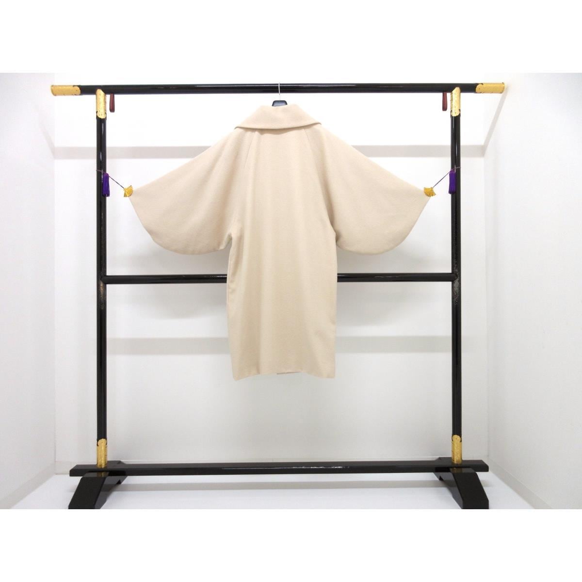 【新品】お洒落コート　アンゴラ混ロールカラーコート