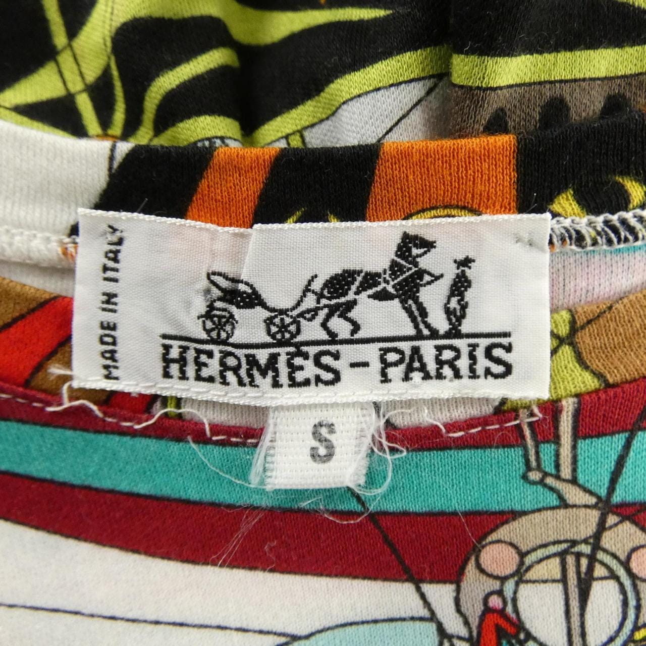 【ヴィンテージ】エルメス HERMES LES FOLIES DU CIEL Tシャツ