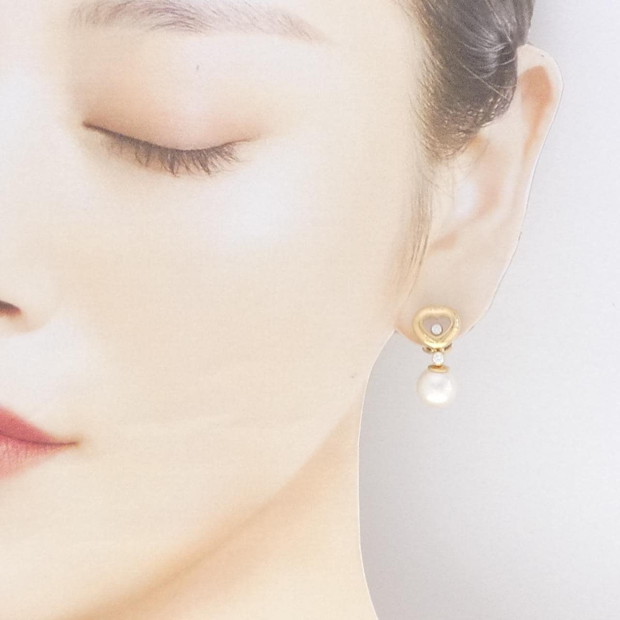 ショパール ダイヤモンド ピアス 9.0mm