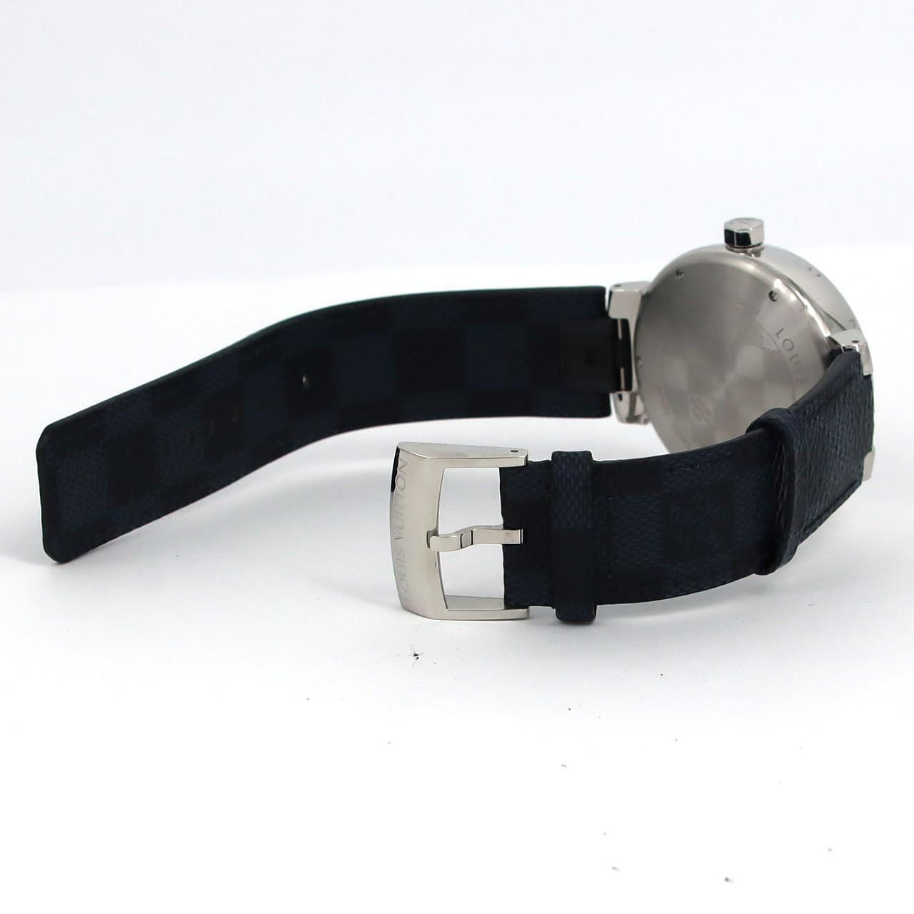 ルイヴィトン タンブール･ダミエグラフィット QA073 SS クォーツ