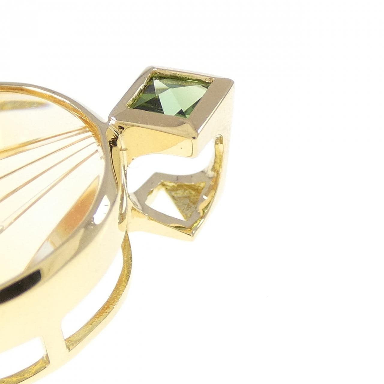 K18YG シトリン ペンダント 7.64CT