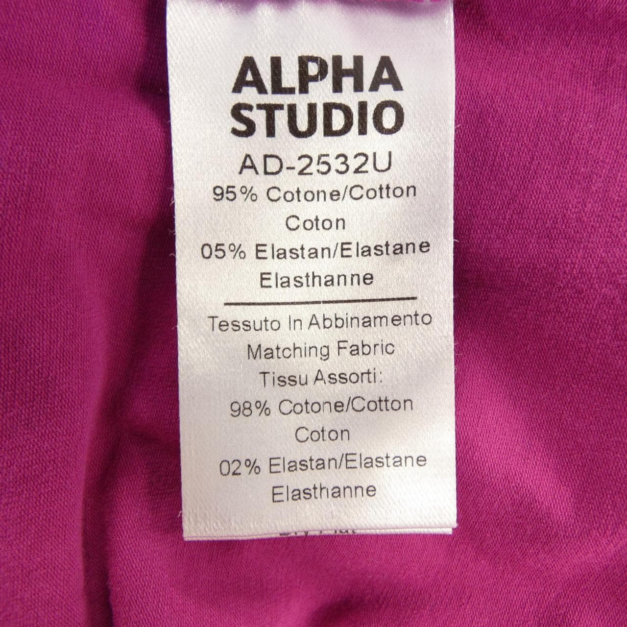 ALPHASTUDIO トップス