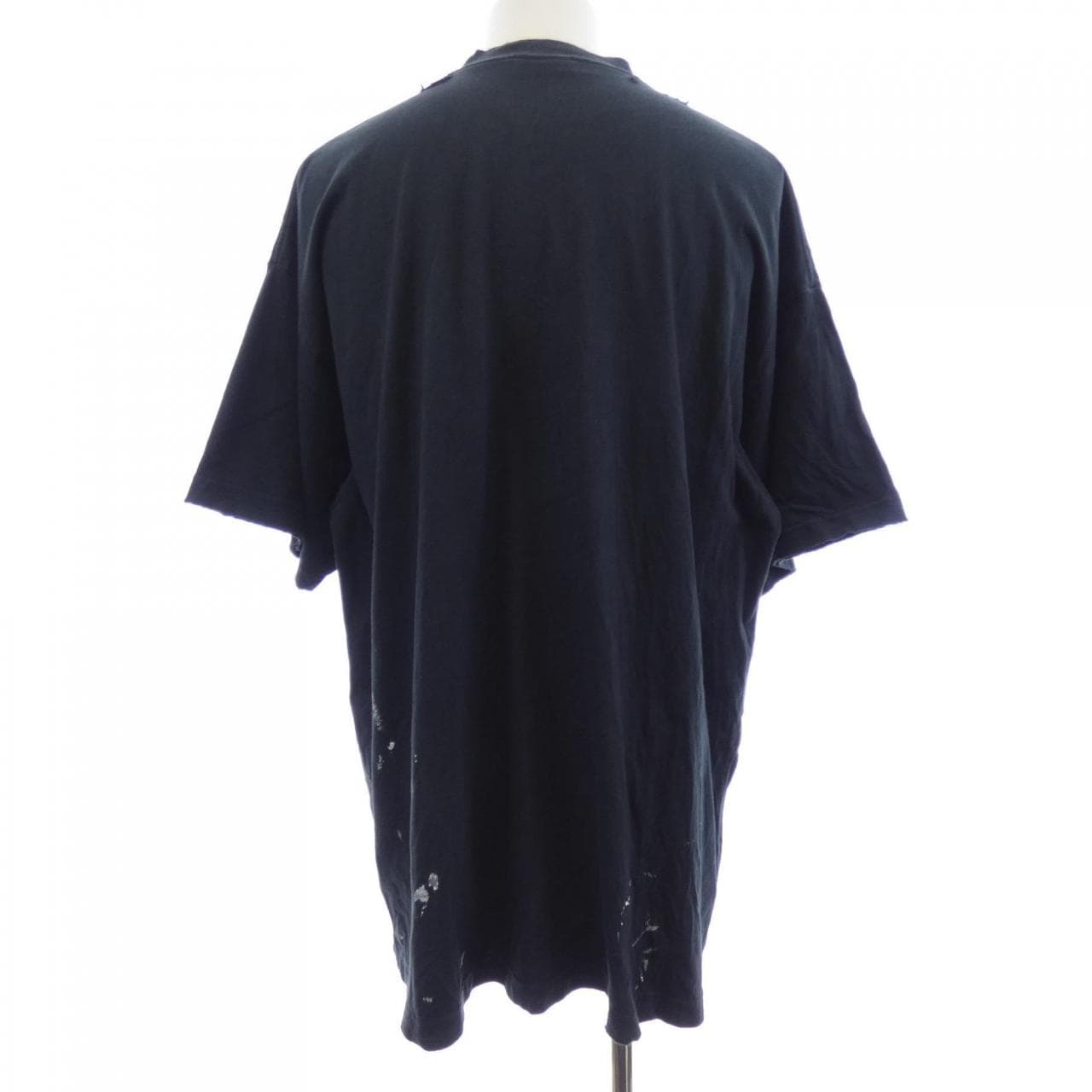 バレンシアガ BALENCIAGA METAL LOGO CRASHED 694576 TMV88 UNISEX Tシャツ