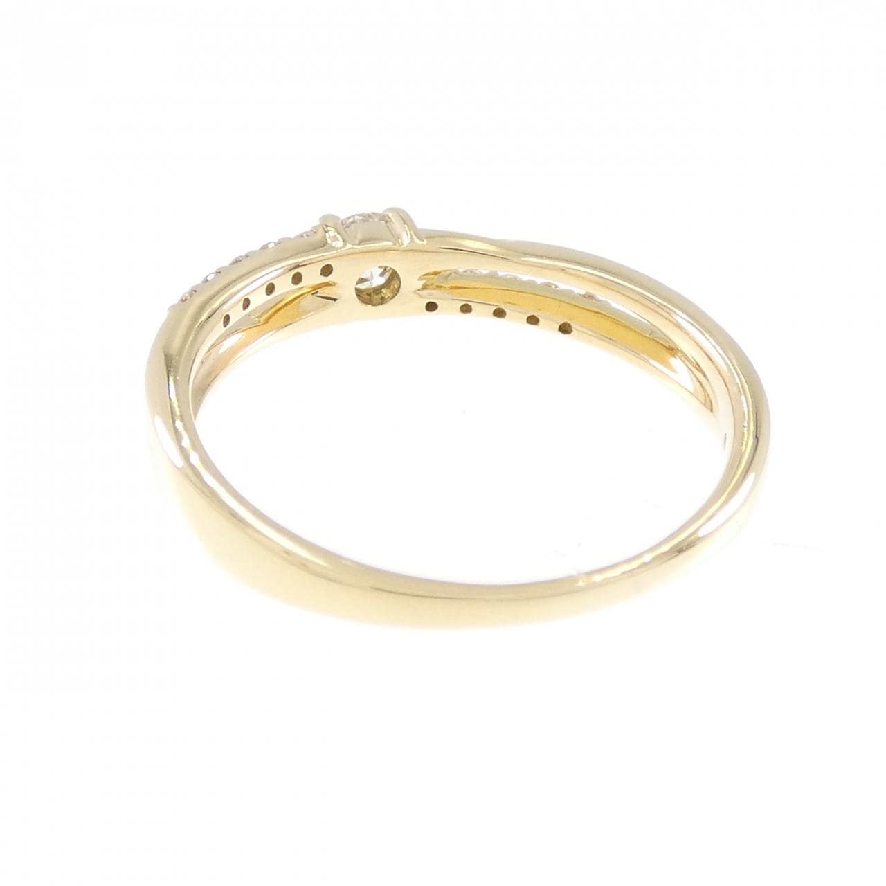 K18YG ダイヤモンド リング 0.16CT
