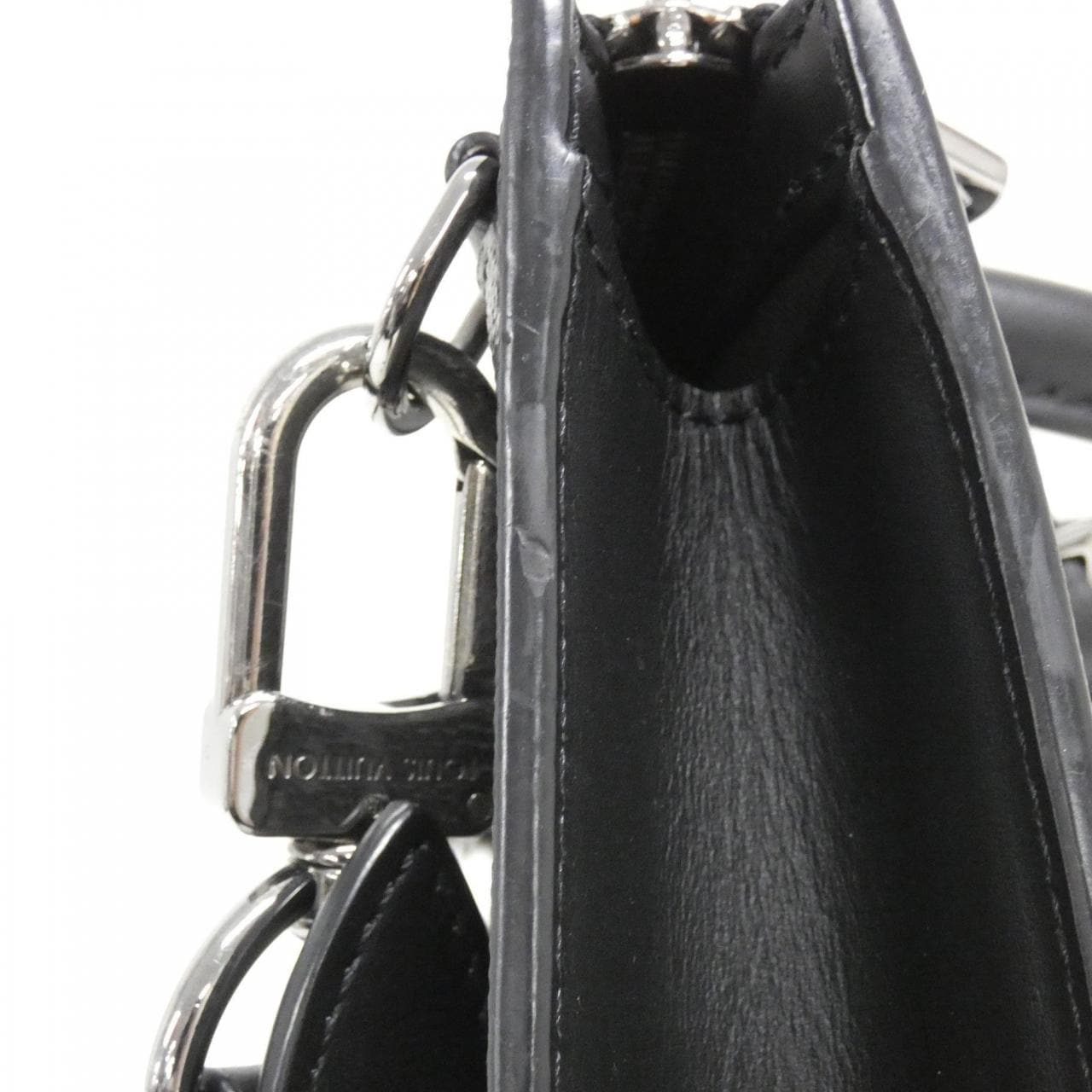 LOUIS VUITTON Monogram Eclipse Sac Plat Cross M46098 Bag