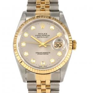ロレックス デイトジャスト 16233G SSxYG 自動巻 W番