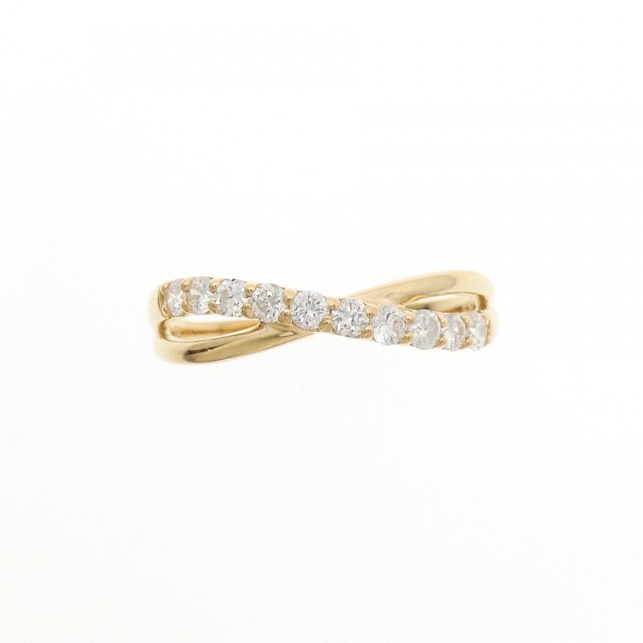 【リメイク】K18YG ダイヤモンド リング 0.30CT