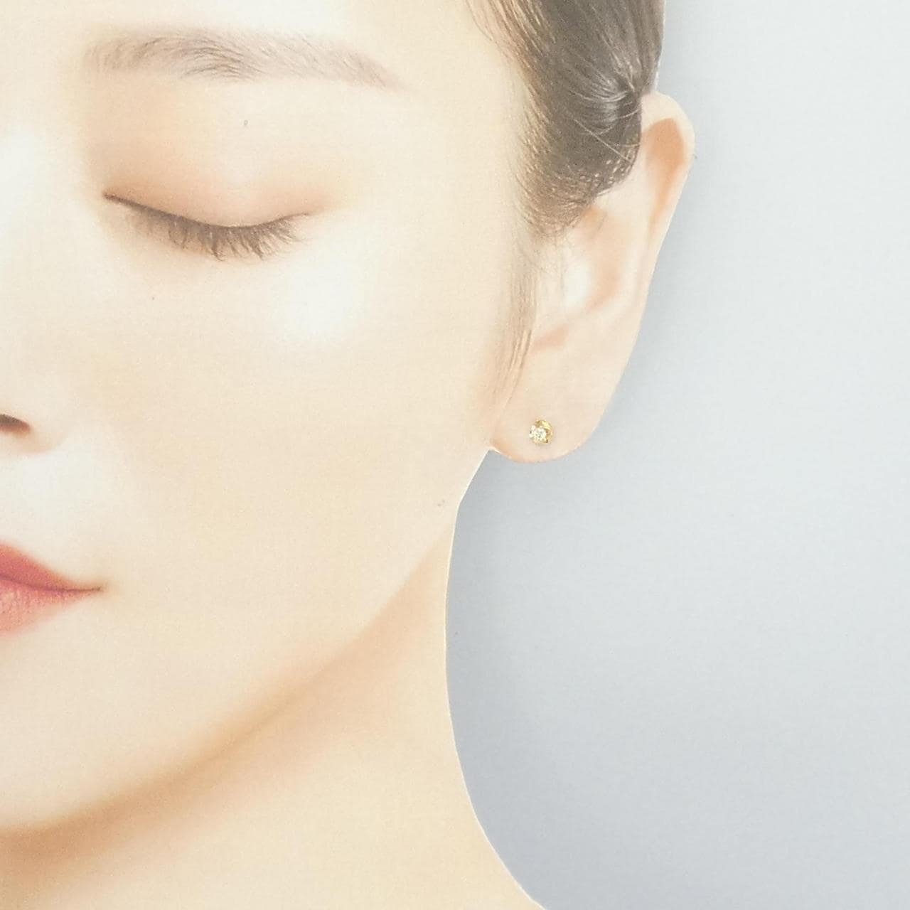 K18YG ダイヤモンド ピアス