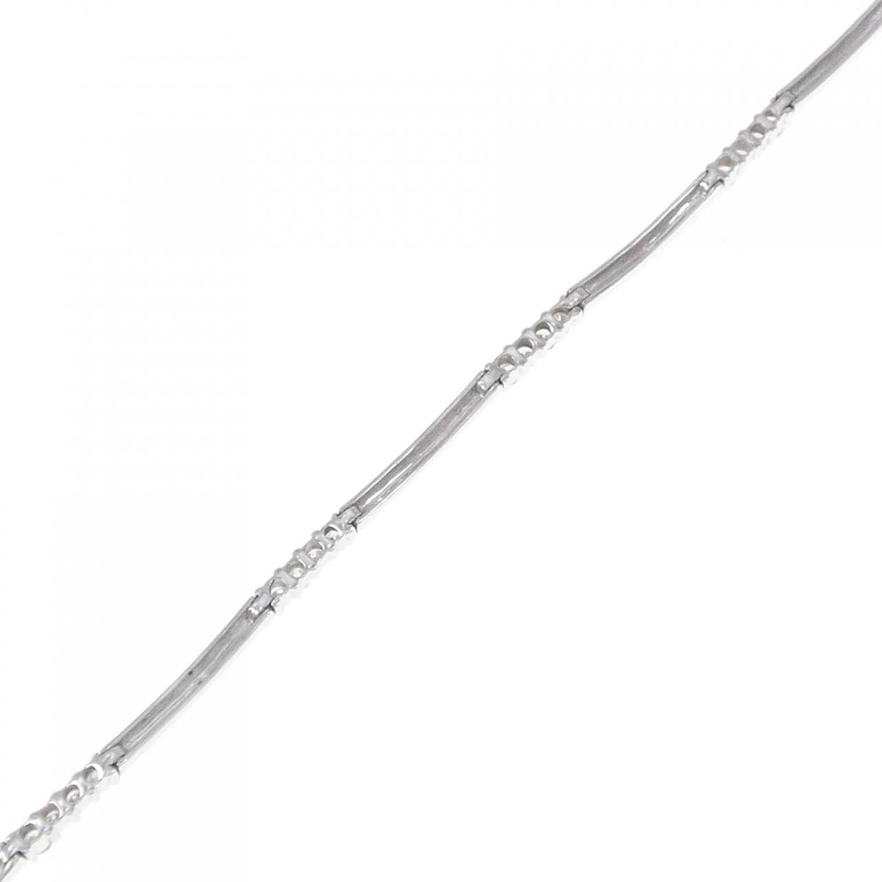K18WG Diamond bracelet 0.56CT