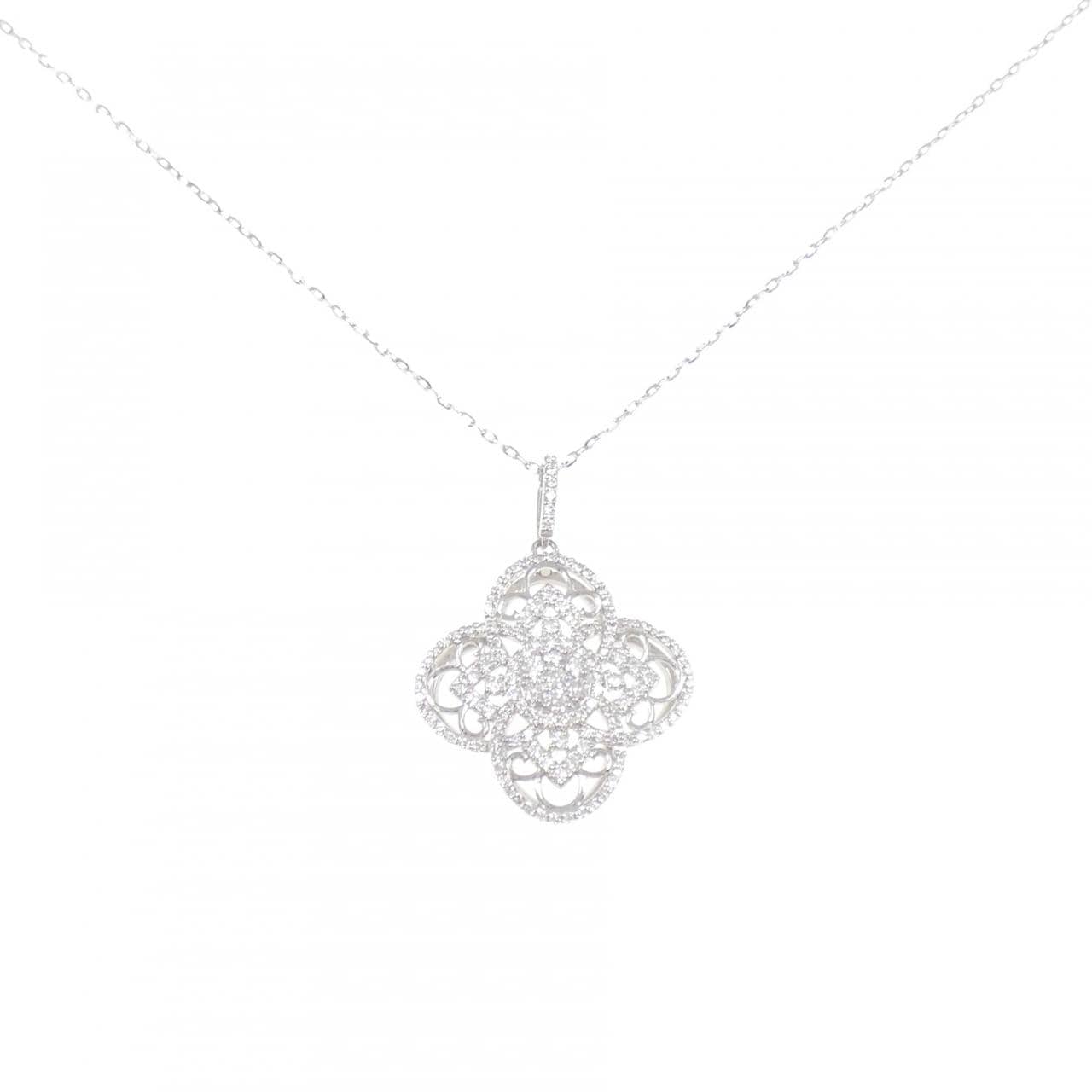 PT900/PT850 ダイヤモンド ネックレス 1.05CT