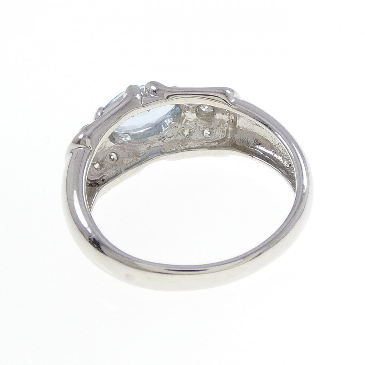 PT900 アクアマリン リング 0.65CT