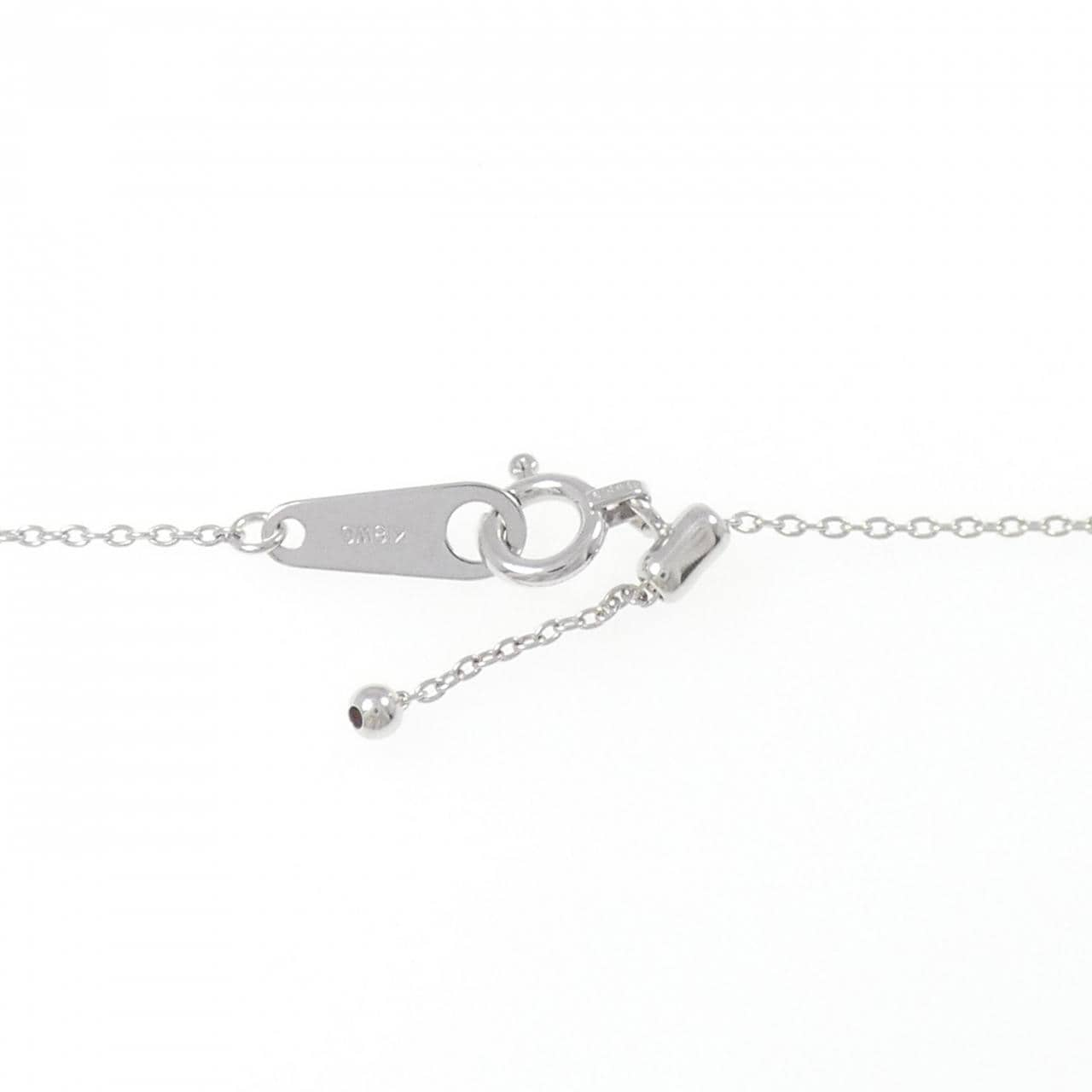 K18WG Diamond necklace