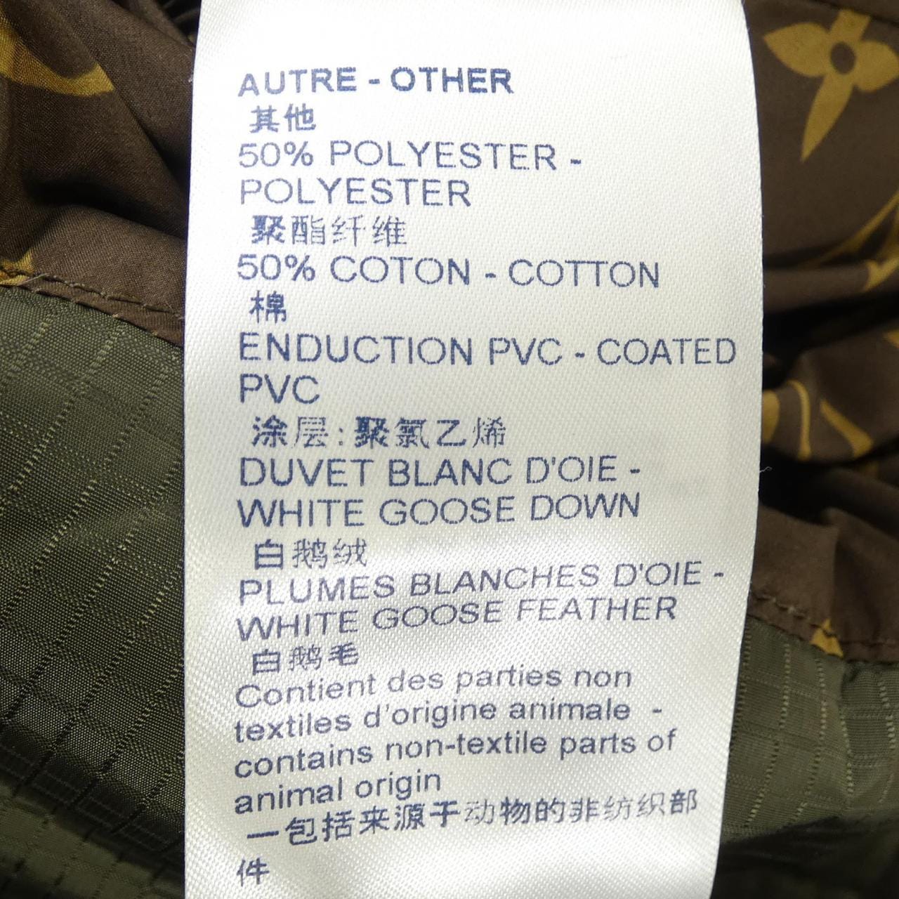 ルイヴィトン LOUIS VUITTON FLOW16E54 ダウンジャケット