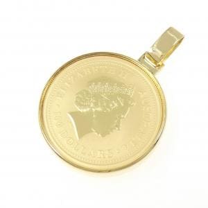 K18YG(枠) コイン ペンダント