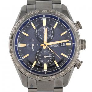 シチズン アテッサ JAXA ラベル HTV-X 電波時計 LIMITED H800-A1CN20L/AT8289-67E TI ソーラークォーツ