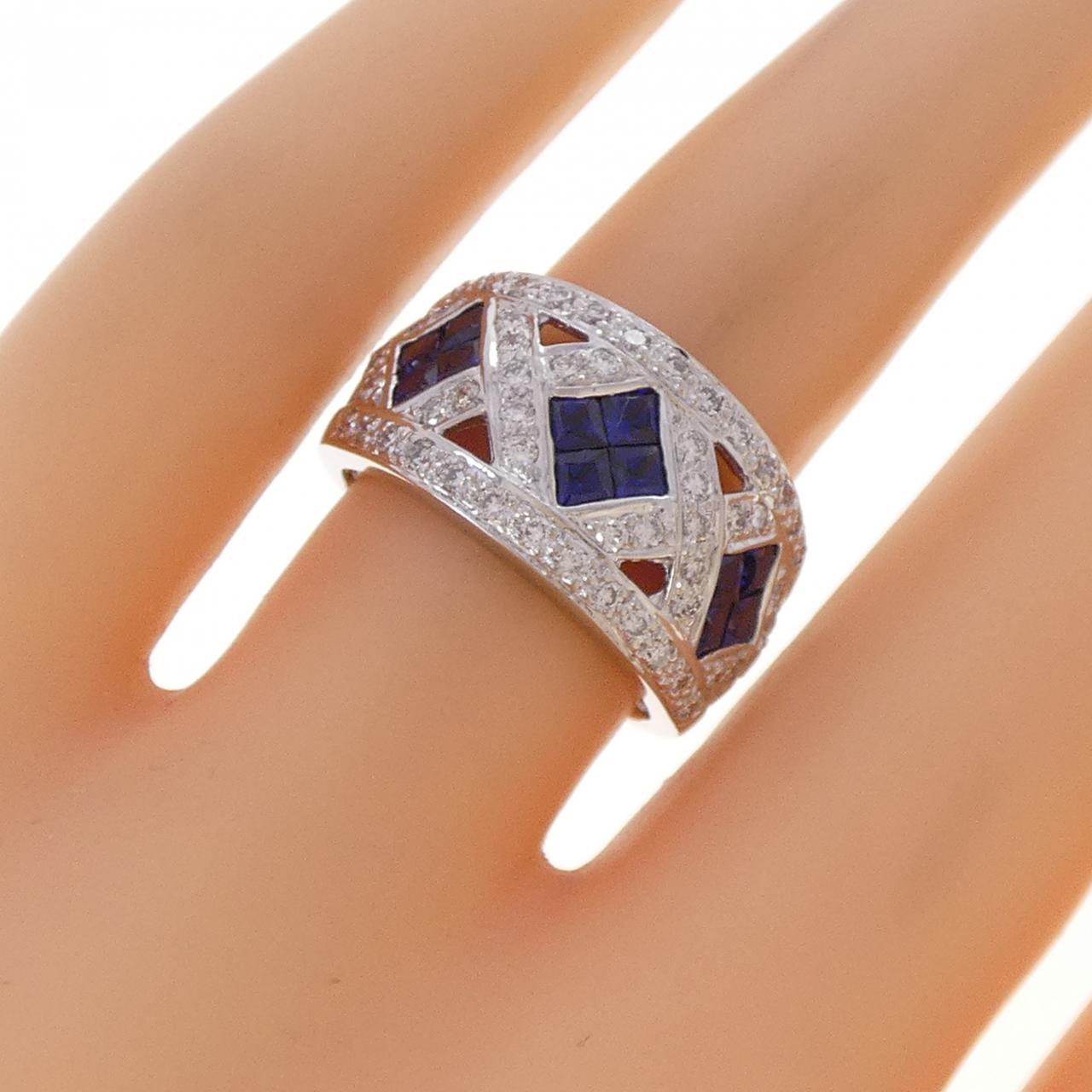 PT900 サファイヤ リング 1.17CT