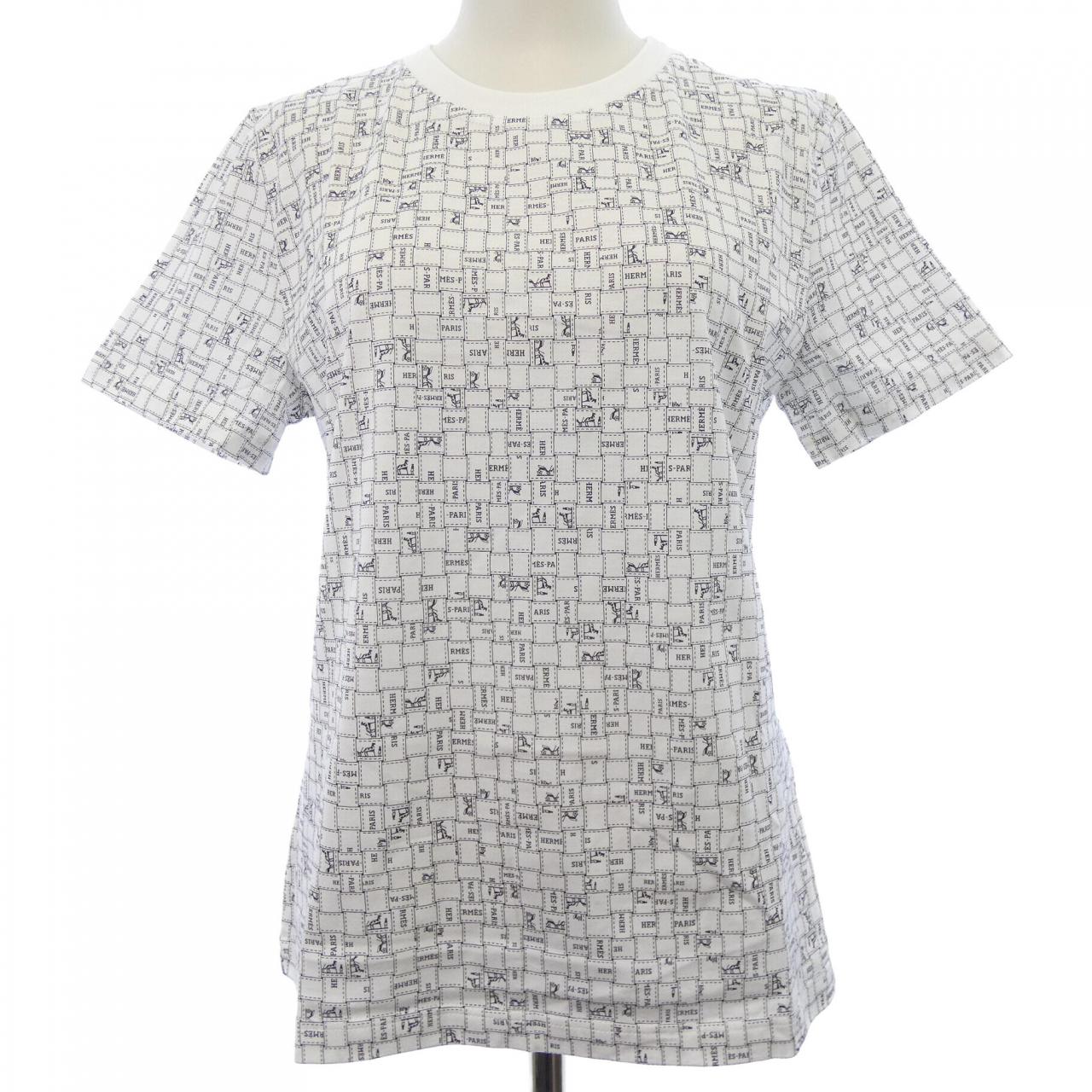 エルメス HERMES BOLDUC AU CARRE ボルデュックチェック 5E4645DK Tシャツ