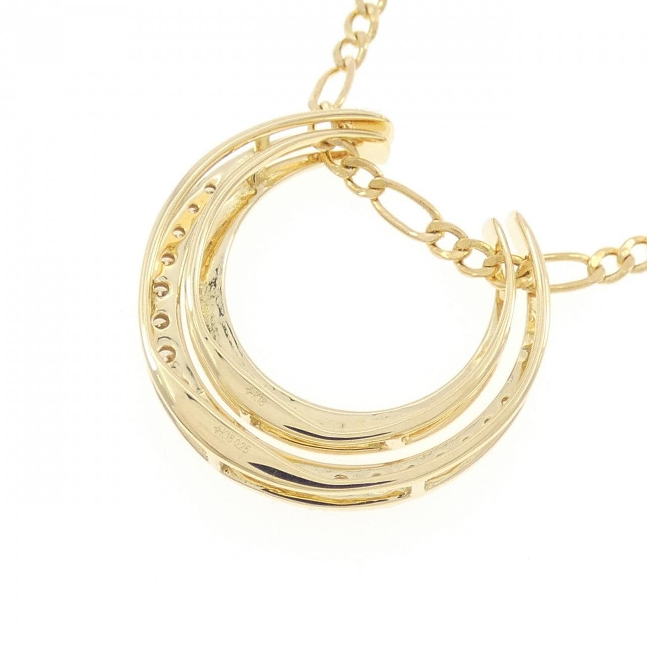 ジーエスティービー ダイヤモンド ネックレス 0.25CT