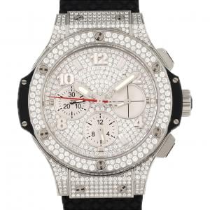 ウブロ ビッグバン･スチールフルパヴェ 341.SX.9010.RX.1704 SS 自動巻