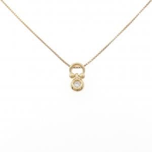 K18YG ダイヤモンド ネックレス 0.12CT