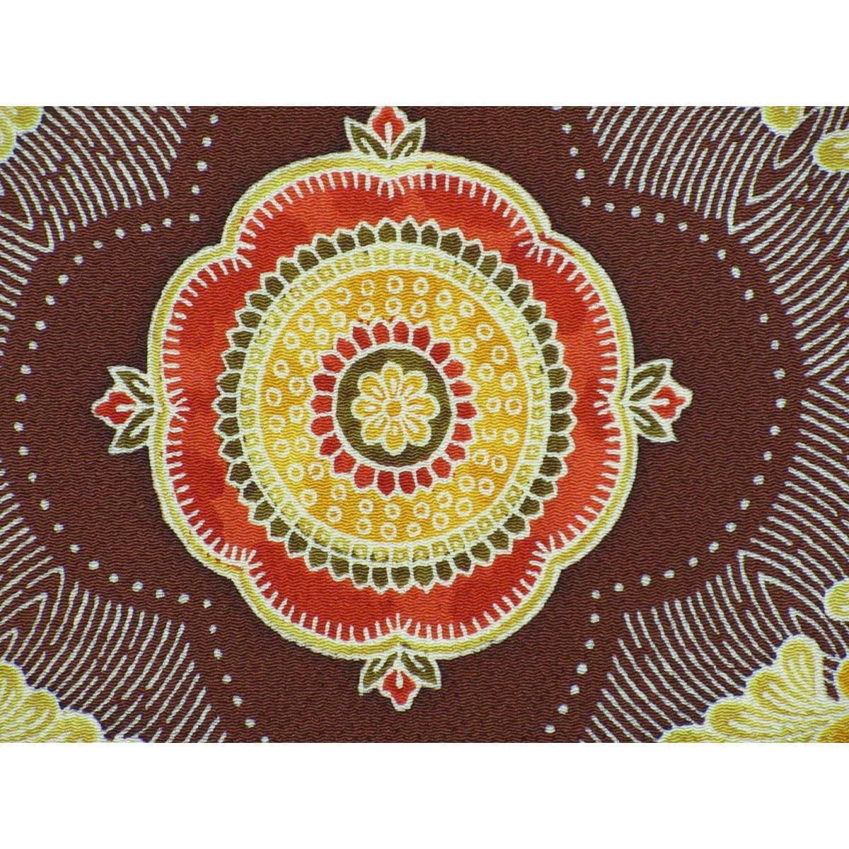 名古屋帯　ちりめん染帯　全通柄