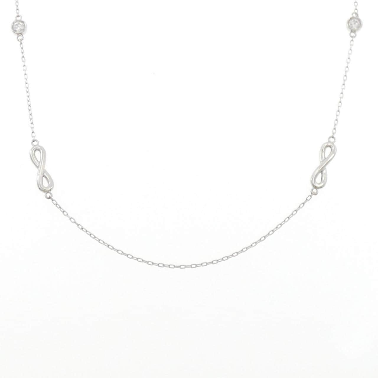 PT950 ダイヤモンド ネックレス 0.84CT