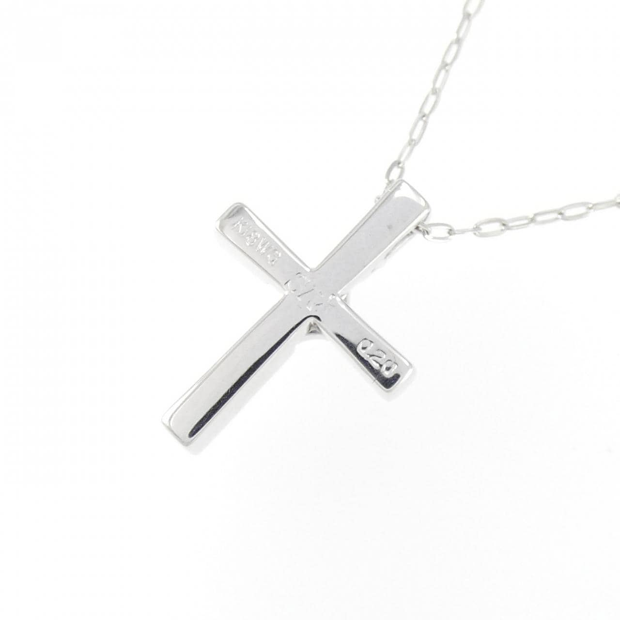 サ バース クロス ダイヤモンド ネックレス 0.20CT