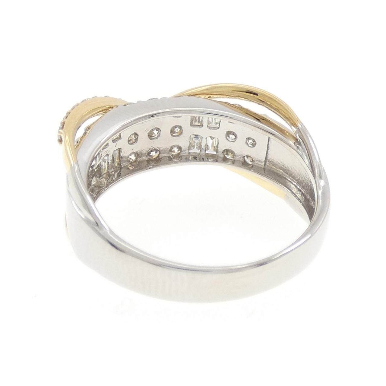 [BRAND NEW] PT900/K18YG Diamond Ring 1.00CT