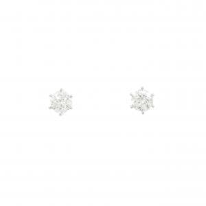 【リメイク】PT900/ST ダイヤモンド ピアス 0.315CT 0.316CT F VVS2 3EXT-EXT