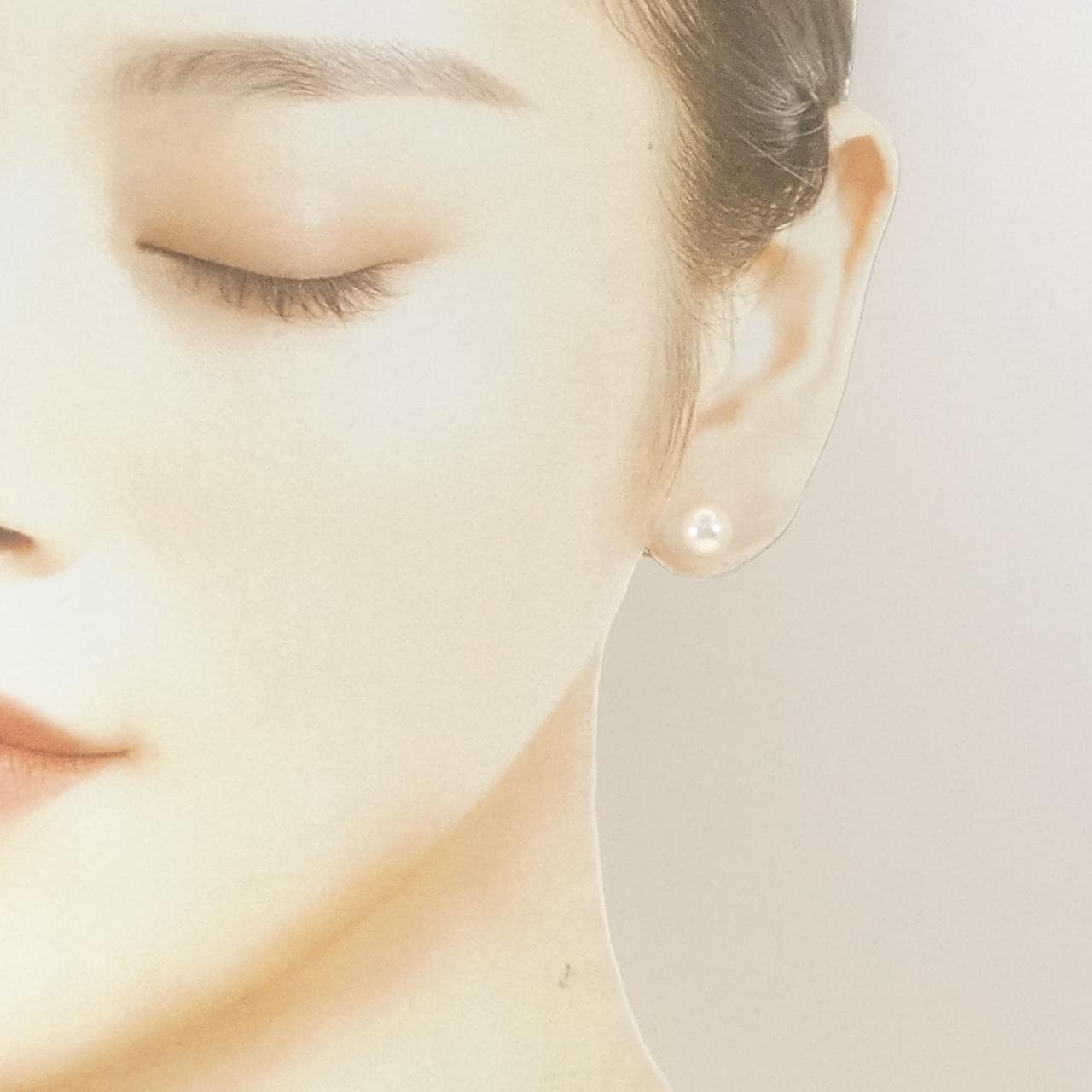 K18YG アコヤパール ピアス 7.1mm