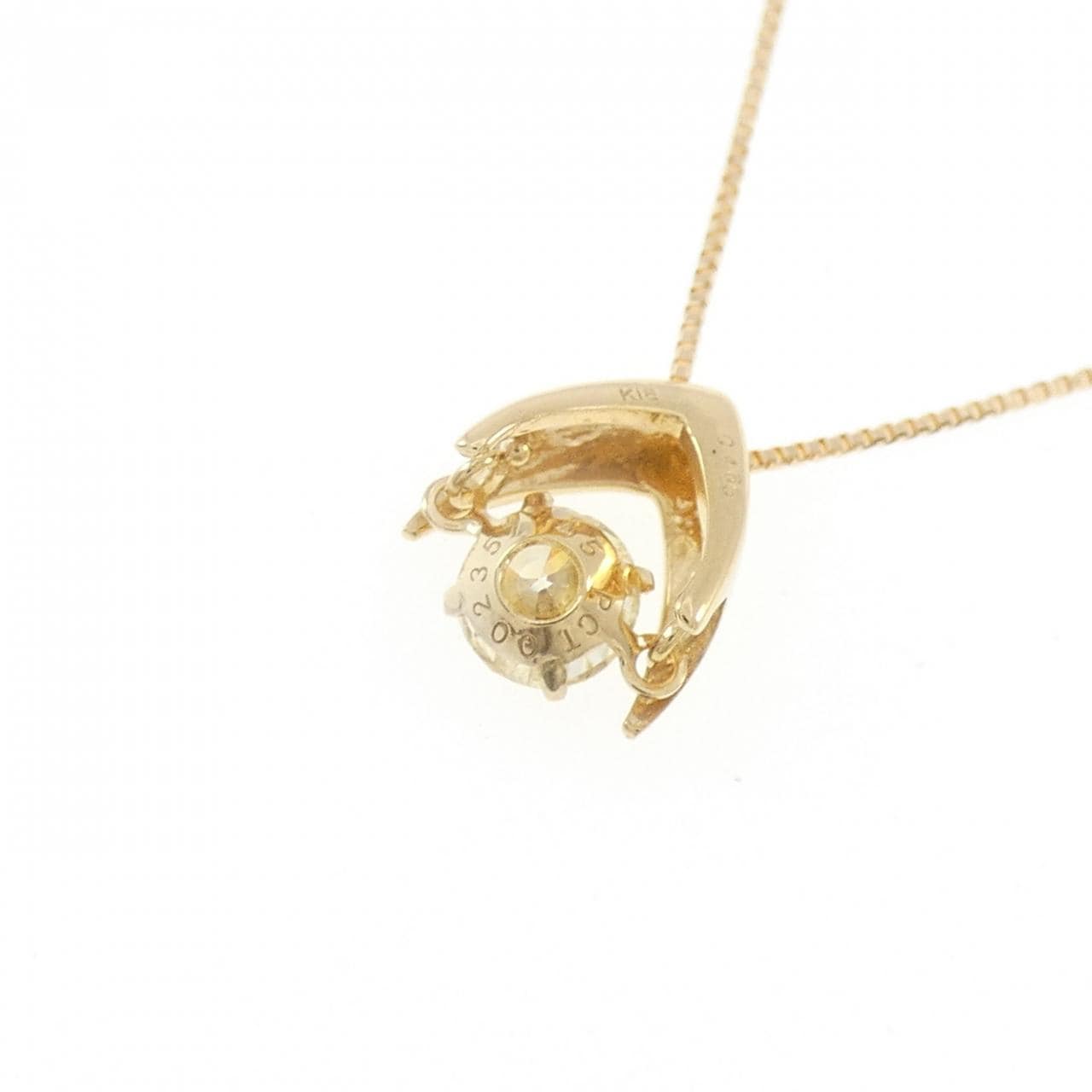 K18YG ダイヤモンド ネックレス 0.465CT