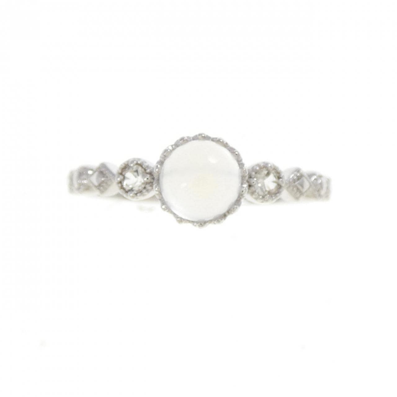 K10WG ムーンストーン リング