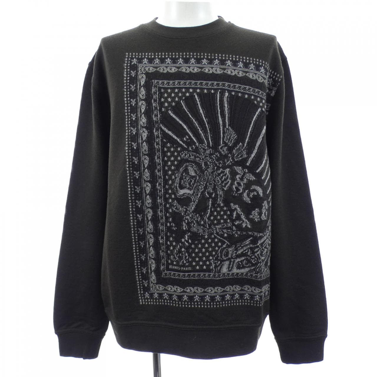 エルメス HERMES CHEVAL PUNK BANDANA 467880HA スウェット