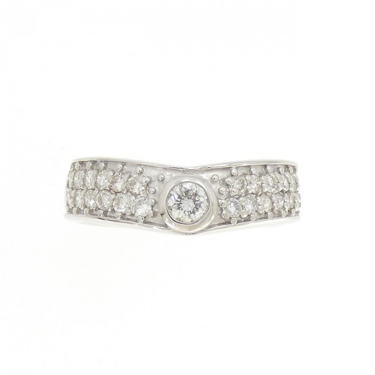 PT900 ダイヤモンド リング 0.45CT