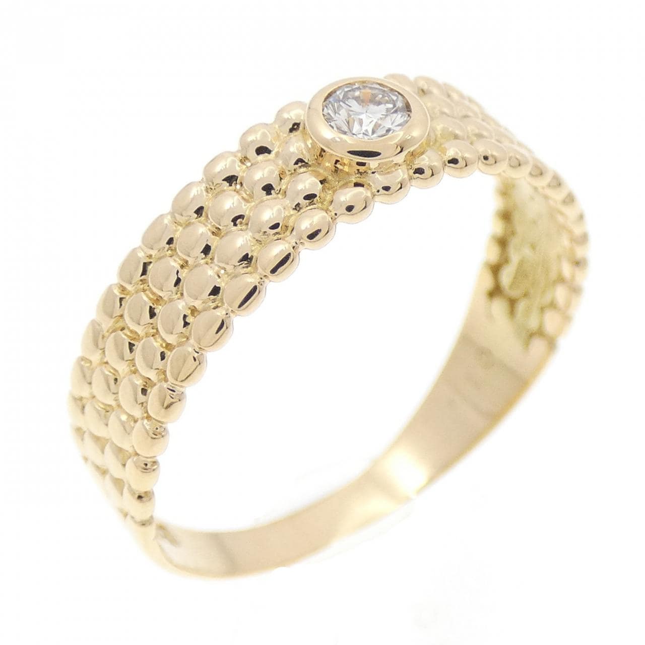 K18YG ダイヤモンド リング 0.10CT